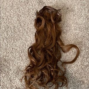 Clip in hair extensions